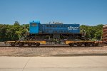 CLC 98106, ALCO S4, was working as BNGX 1039, ex SAL 1484 at the Bunge Processing plant in Council Bluffs Iowa, seen here loaded for delivery on QTTX 131051 8-axle HD Flat Car at BNSFs Gibson Yard